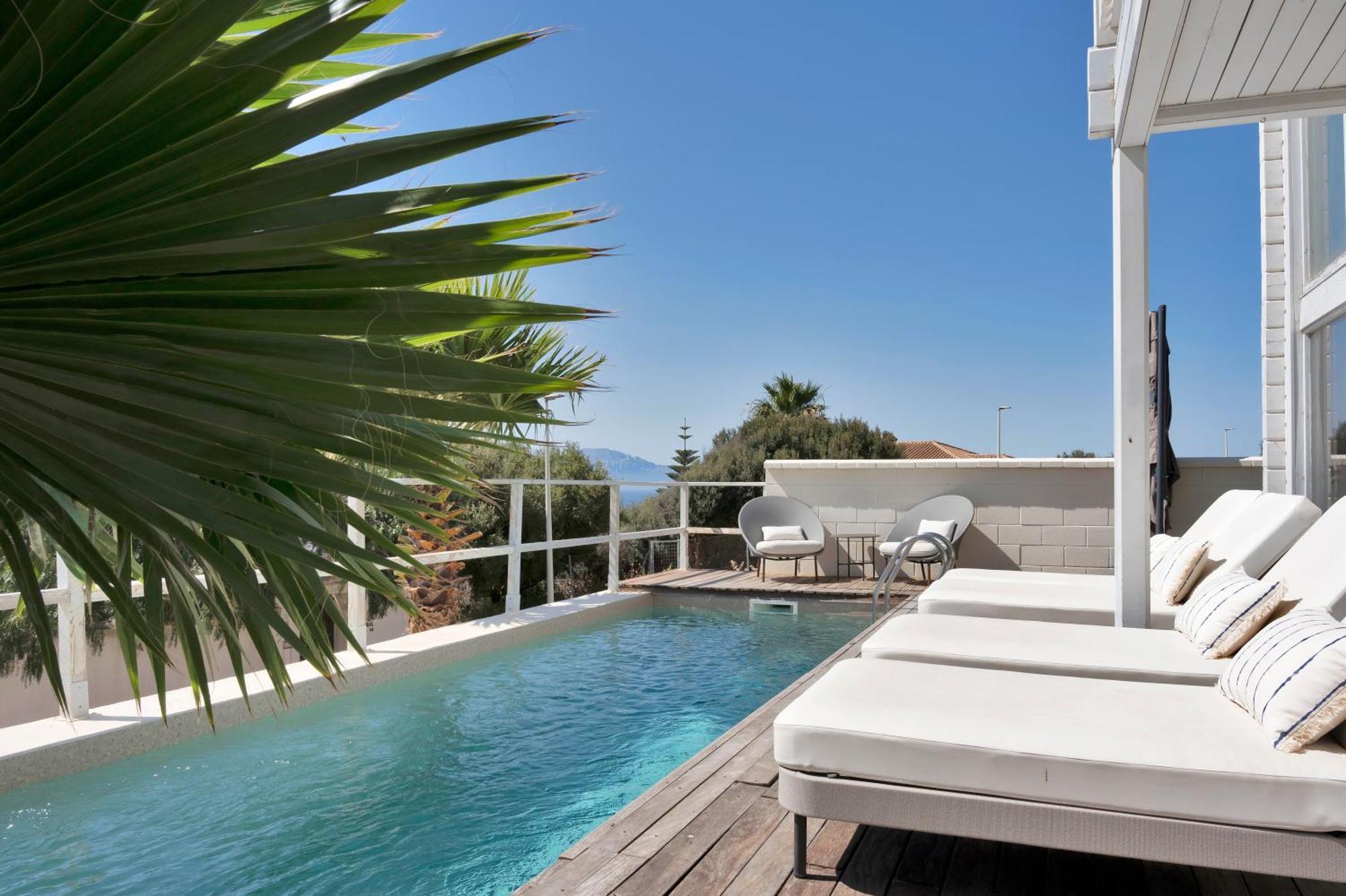 Increible Villa De Madera Con Vistas Al Mar Algeciras Exteriér fotografie