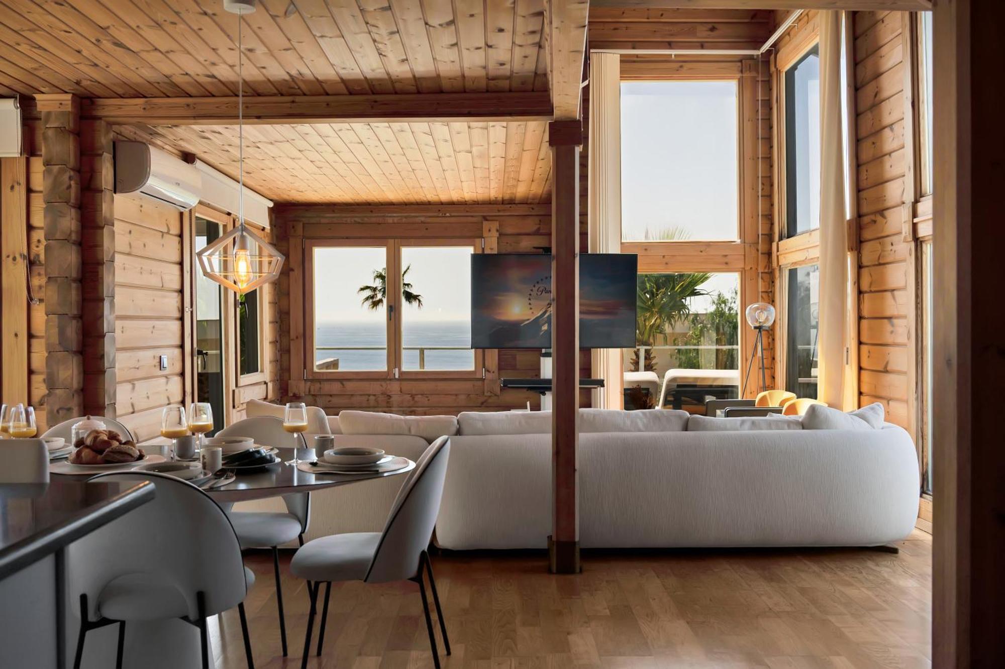 Increible Villa De Madera Con Vistas Al Mar Algeciras Exteriér fotografie